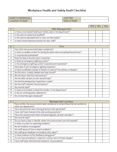 it systems audit checklist