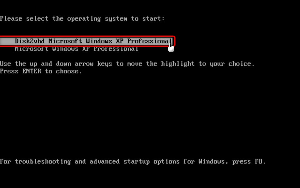 windows xp emulator save state